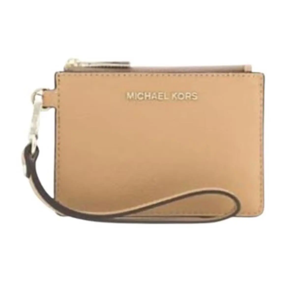 Michael Kors Mercer Small Coin Purse One Size Camel 32T8TF6P1L-222 - Exterior: Camel, Hardware: Gold