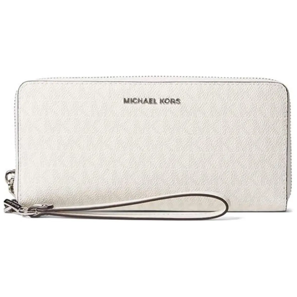 Michael Kors Jet Set Travel Continental Optic White/alluminum One Size 32T2SJ6T3
