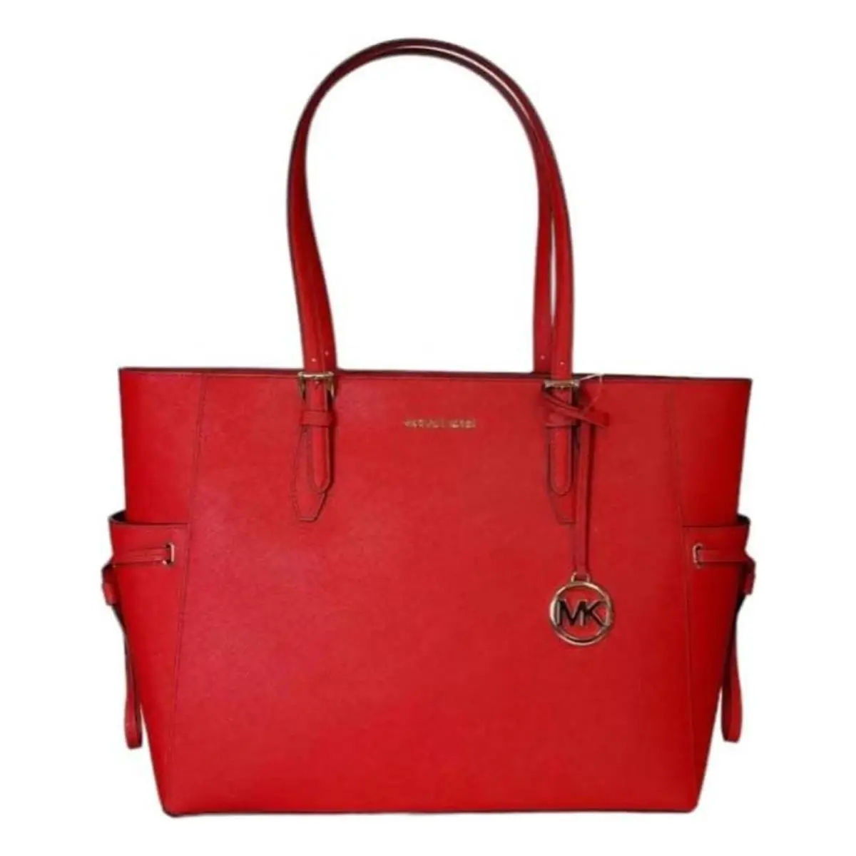 Michael Kors Gilly Large Jet Set Drawstring Top Zip Tote Bright Red 35S1G2GT7L