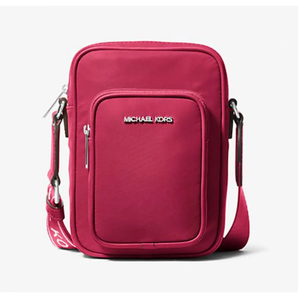Michael Kors Khai Nylon Crossbody Bag DK Raspberry 35T5S5FC5C-984