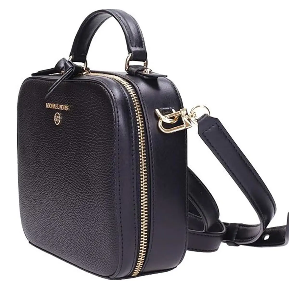Kors Jet Set Charm Medium Top-handle Crossbody Black One Size …