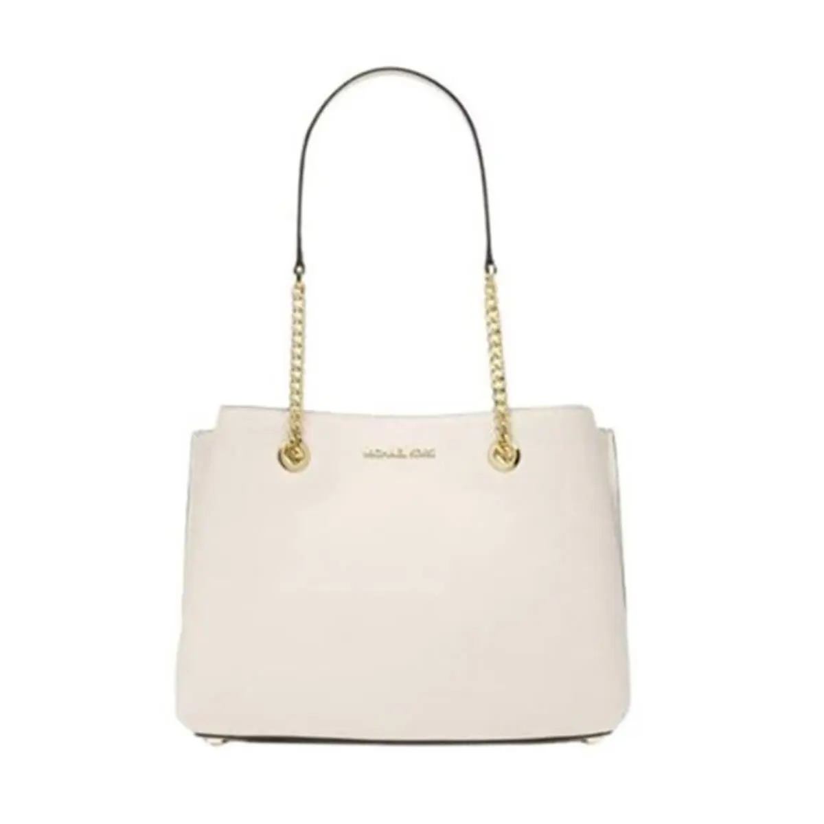 Michael Kors Teagan Large Logo Shoulder Bag Light Cream 35S0GXZS7L-licream