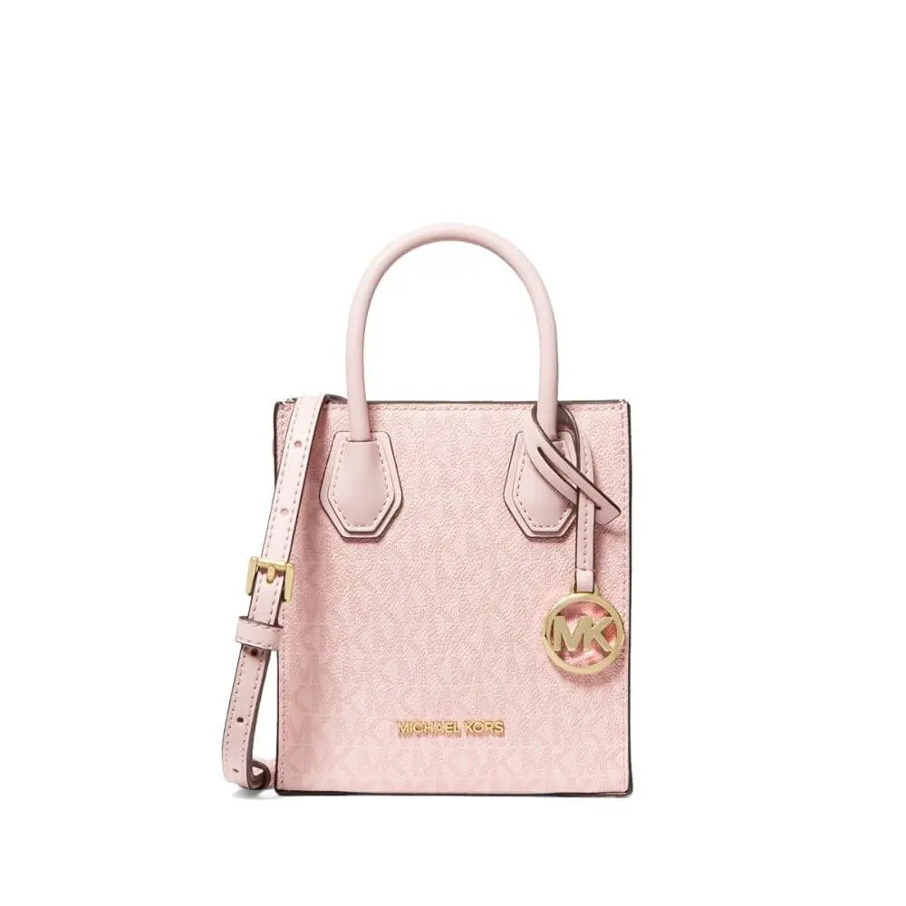 Michael Kors Mercer Extra-small Logo Crossbody Bag Dark Powder Blush 35T1GM9C0I
