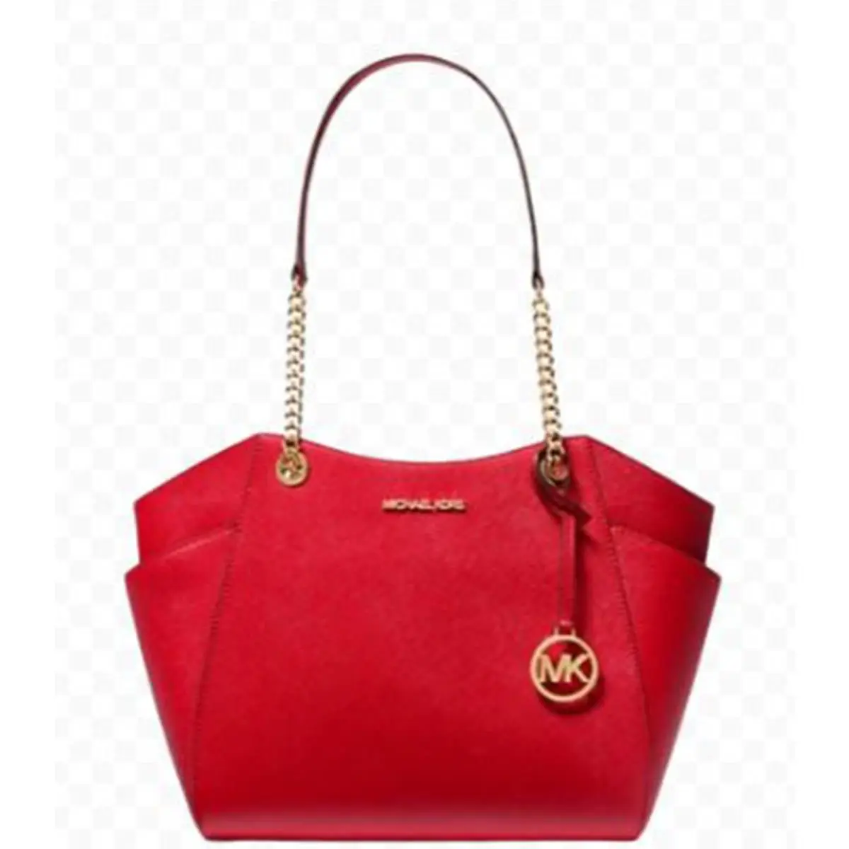 Michael Kors Jet Set Large Saffiano Leather Shoulder Bag 35T5GTVT3L-Bred