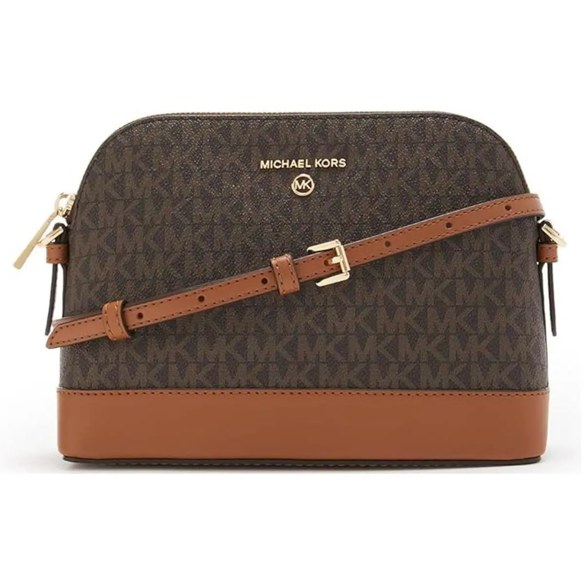 Michael Kors Jet Set Charm Large Dome Crossbody Brown/acorn One Size 32T1GT9C3B