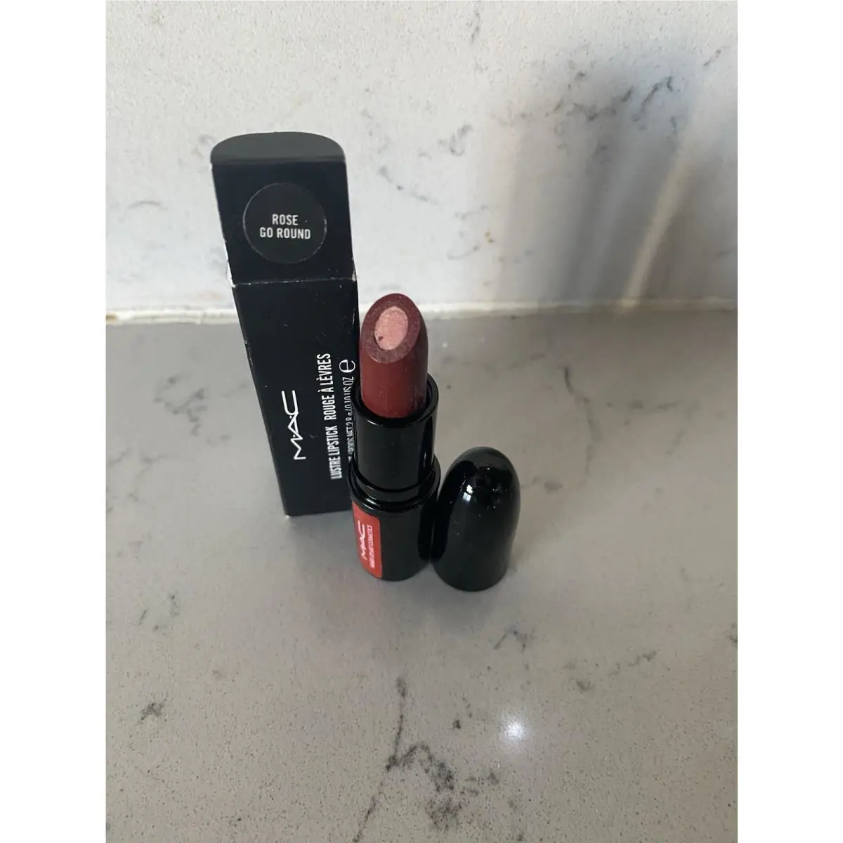 Mac Lustre Lipstick - Rose go Round - Limited Edition