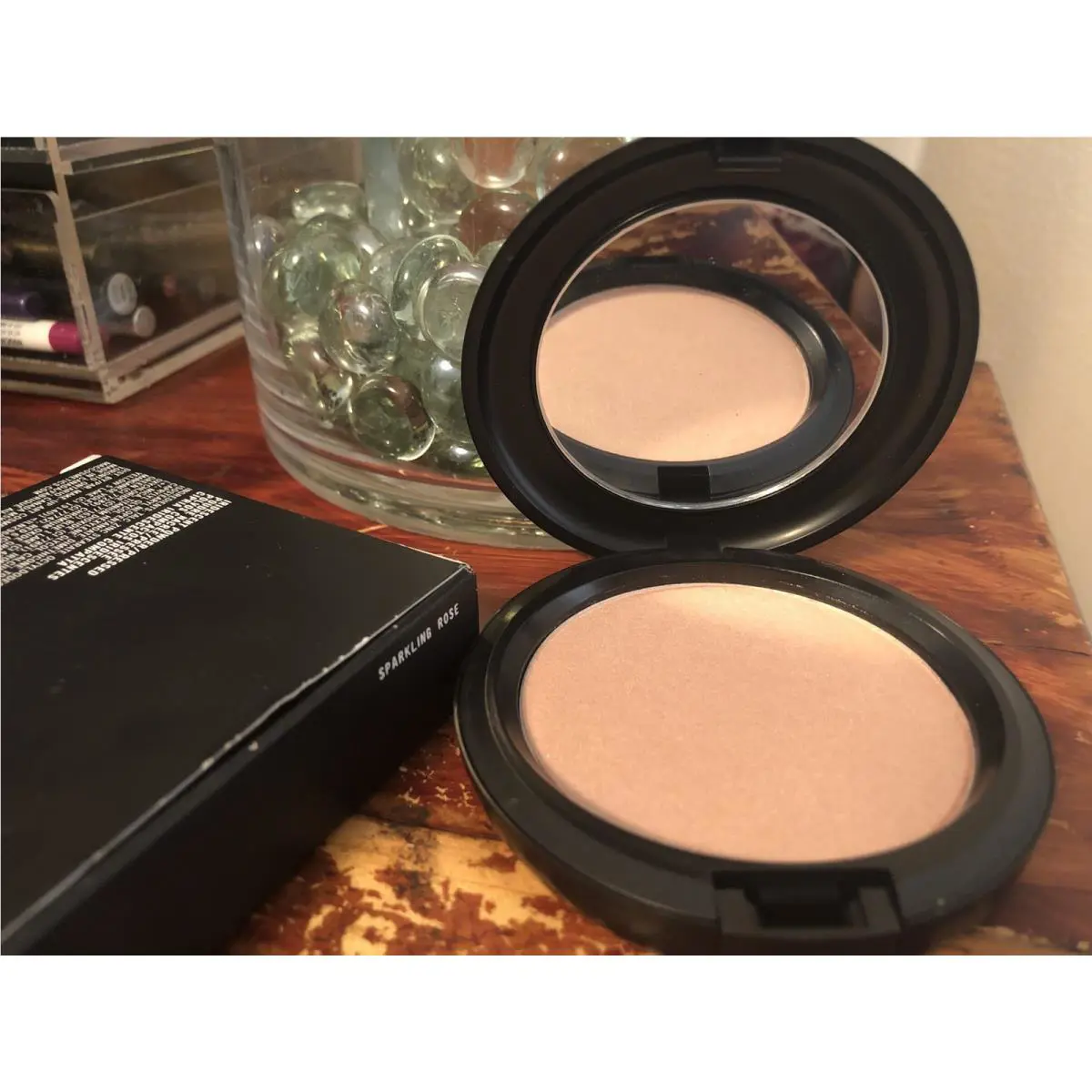 Mac Iridescent Pressed Powder Sparkling Rose 8g / 0.28 oz