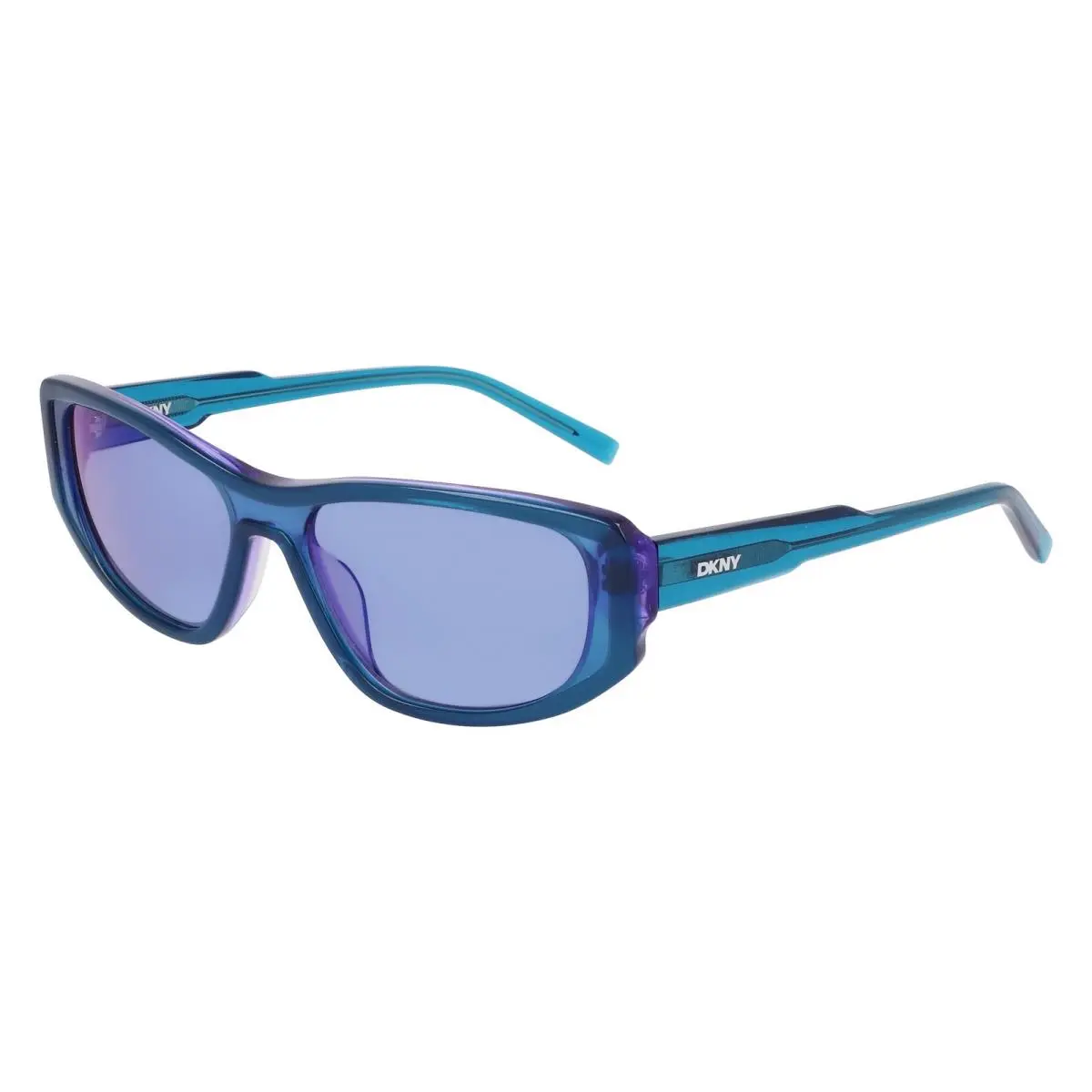 Dkny DK 553 S Layered Blueberry 425 Size 55 Sunglasses