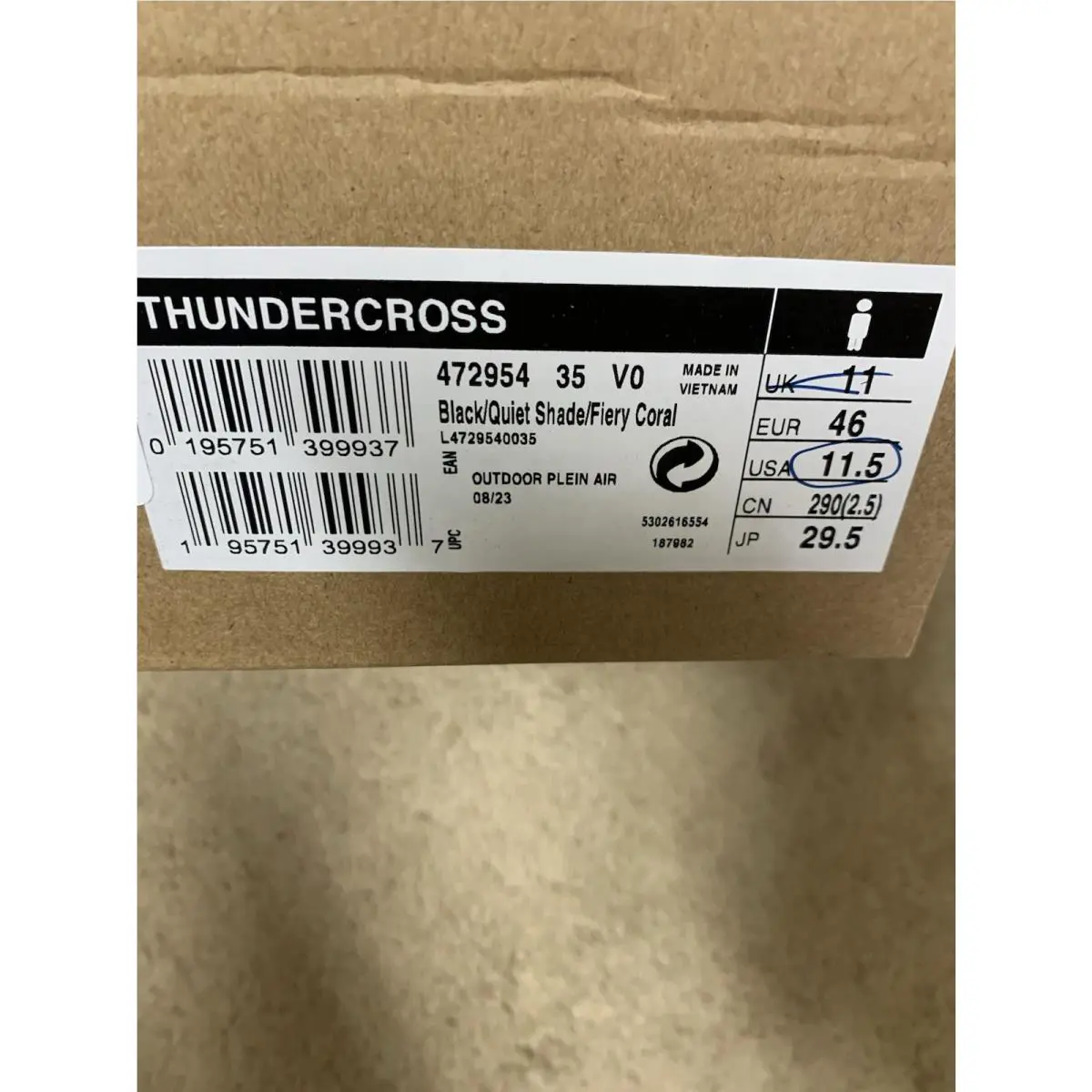 Salomon shoes - Salomon Thundercross - Thundercross - 472954 - Black 7