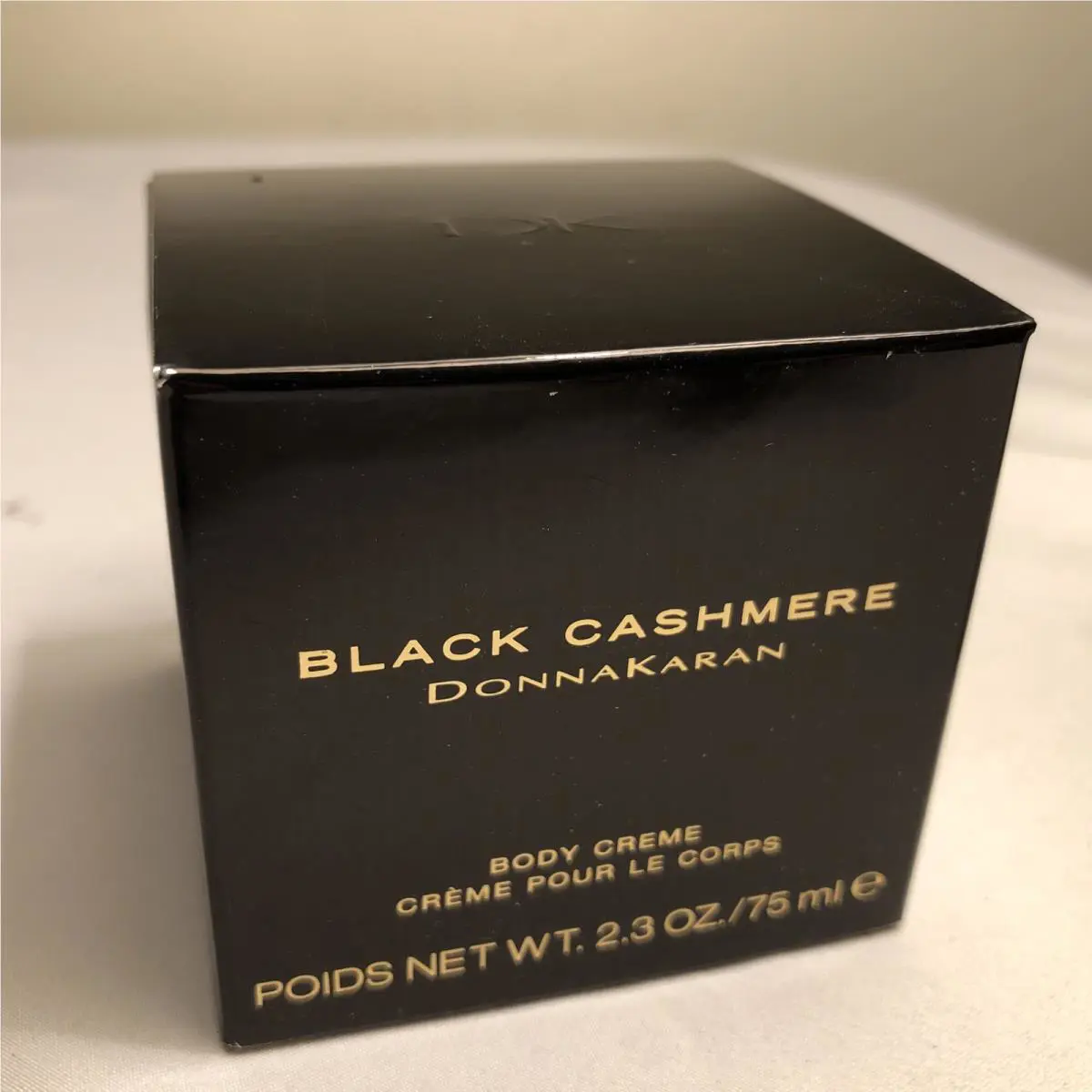 Vtg Donna Karan Black Cashmere Body Crème 2.3 Oz / 75 mL Made IN Usa