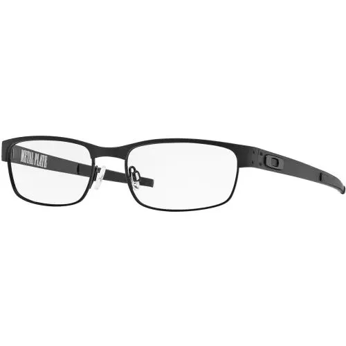 Oakley Metal Plate Frames - Matte Black - Matte Black/Demo Lens, lens__map: Clear