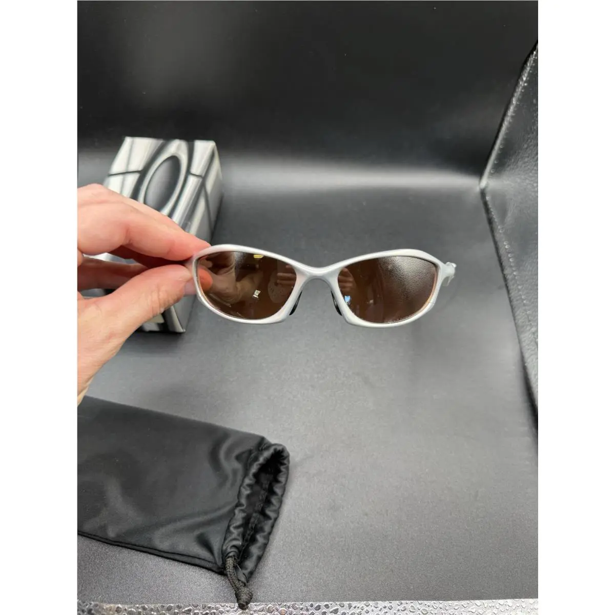 Oakley Hatchet Wire Raw w/VR28 Black Iridium Lenses 05-890