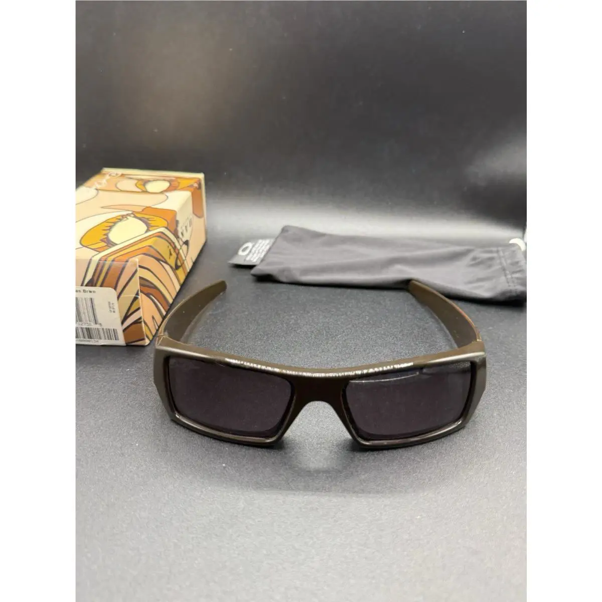 Oakley David Flores Gascan Brown W/warm Grey Lenses Rare