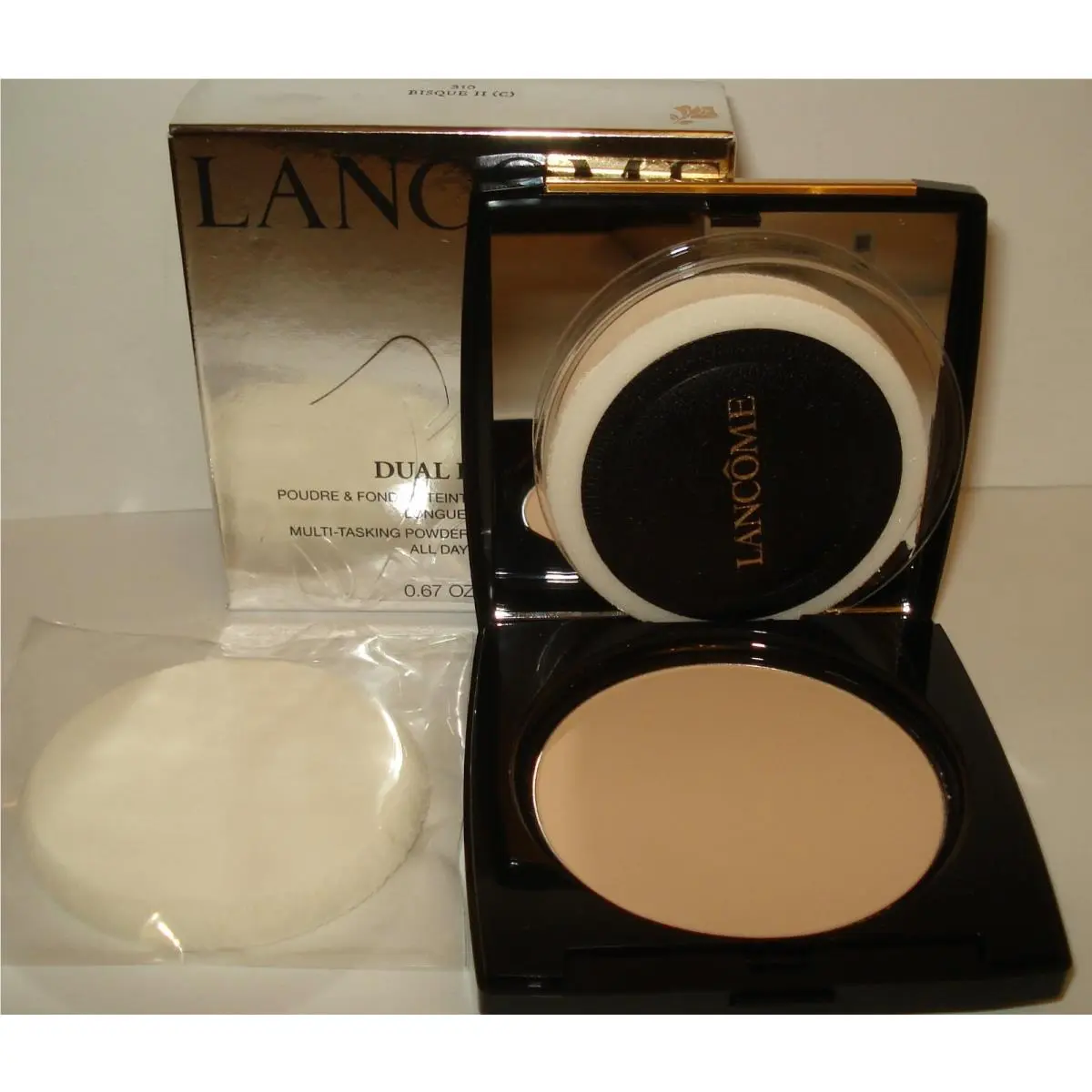 Lancome Dual Finish Multi Tasking Powder Foundation Choose Your Shade 130 (N) Porcelaine D`ivoire I by Lancôme