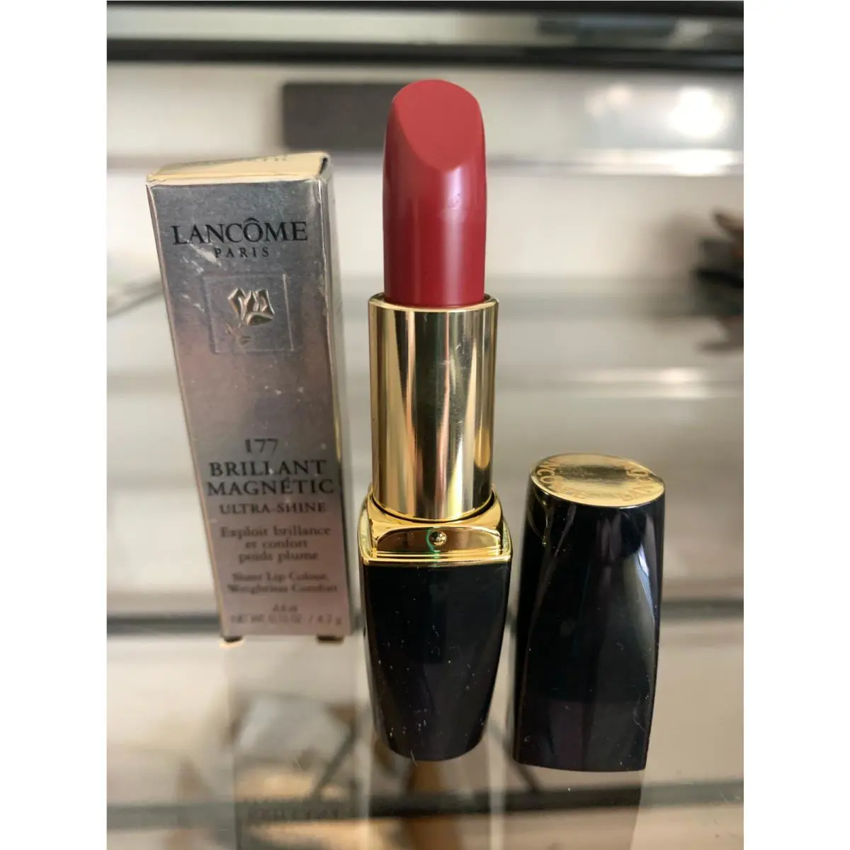 Lancome Brillant Magnetic Ultra Shine Lipstick 177 Brillant Plein D`espri