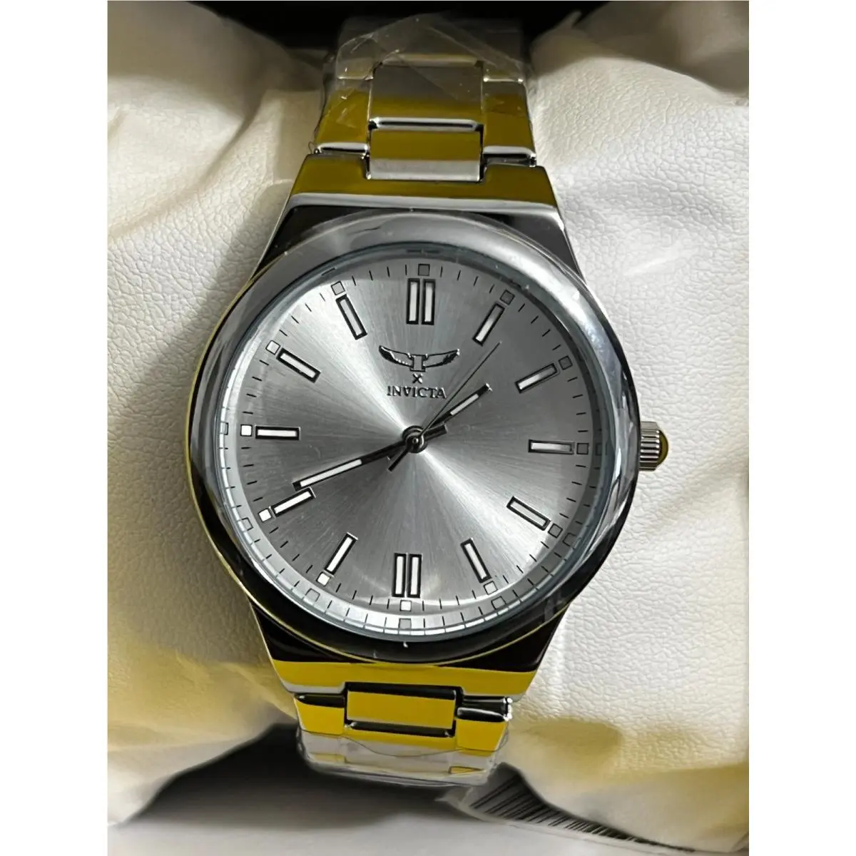 Invicta Celestial Lady 35mm Watch Silver Dial Silver Tone Case Bracelet