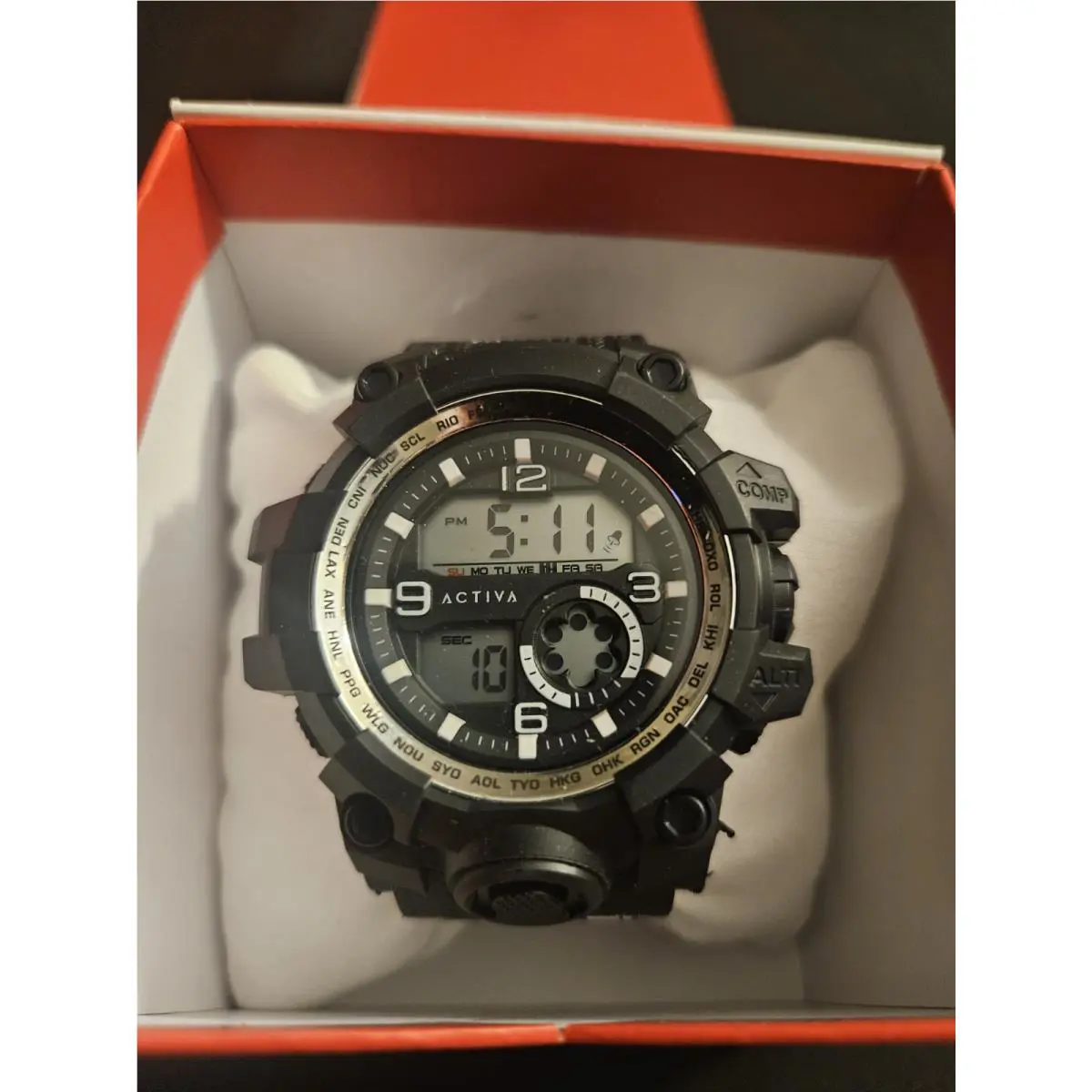 Activa Endurance By Invicta Men`s Digital Watch-54.5mm Model No. ACW435-005