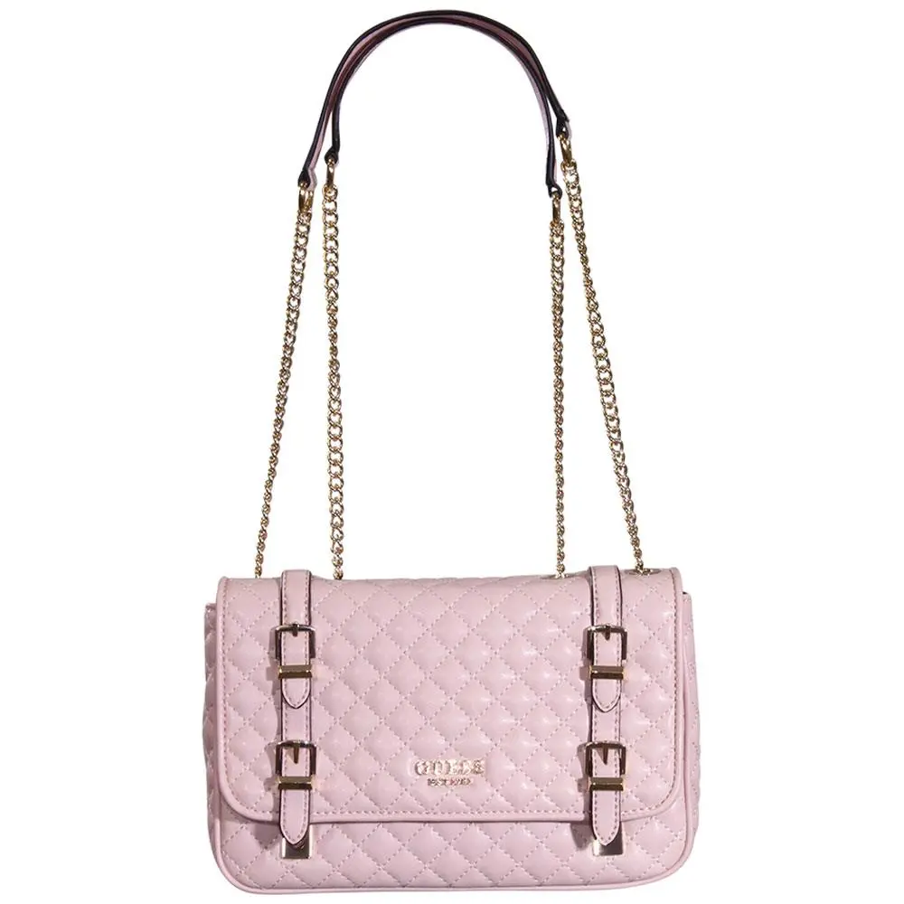 Women`s Adam Handbag Convertible Crossbody Bag Pale Rose by Guess