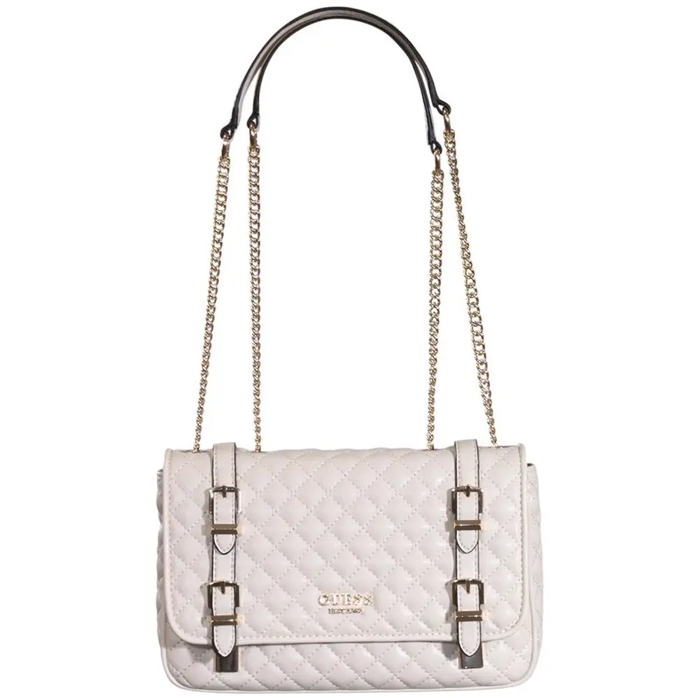 Women`s Adam Handbag Convertible Crossbody Bag Stone by Guess