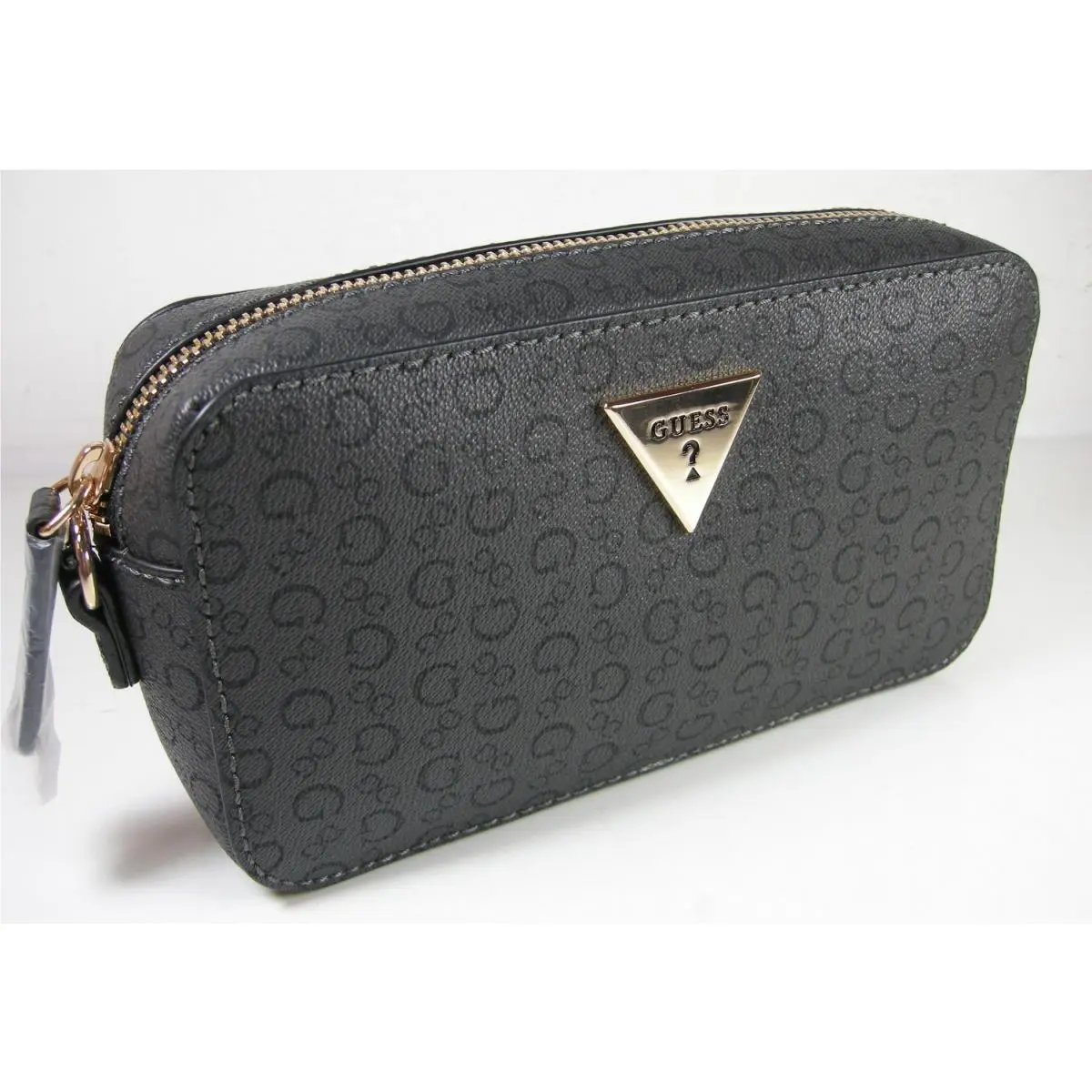 Guess Black Coal Crossbody Purse W/strap LA Rosa Mini In Gift Box