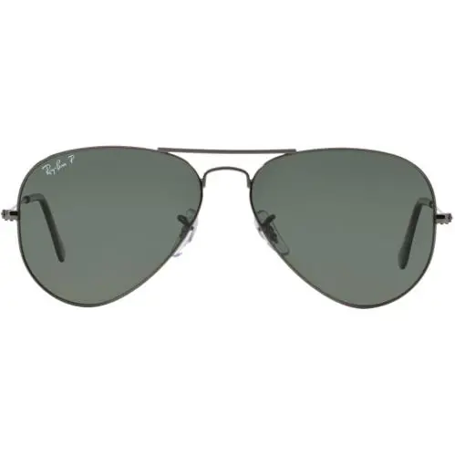 Ray-ban RB3025 004/58 Gunmetal Sunglasses - Gunmetal / Crystal Green Polarized