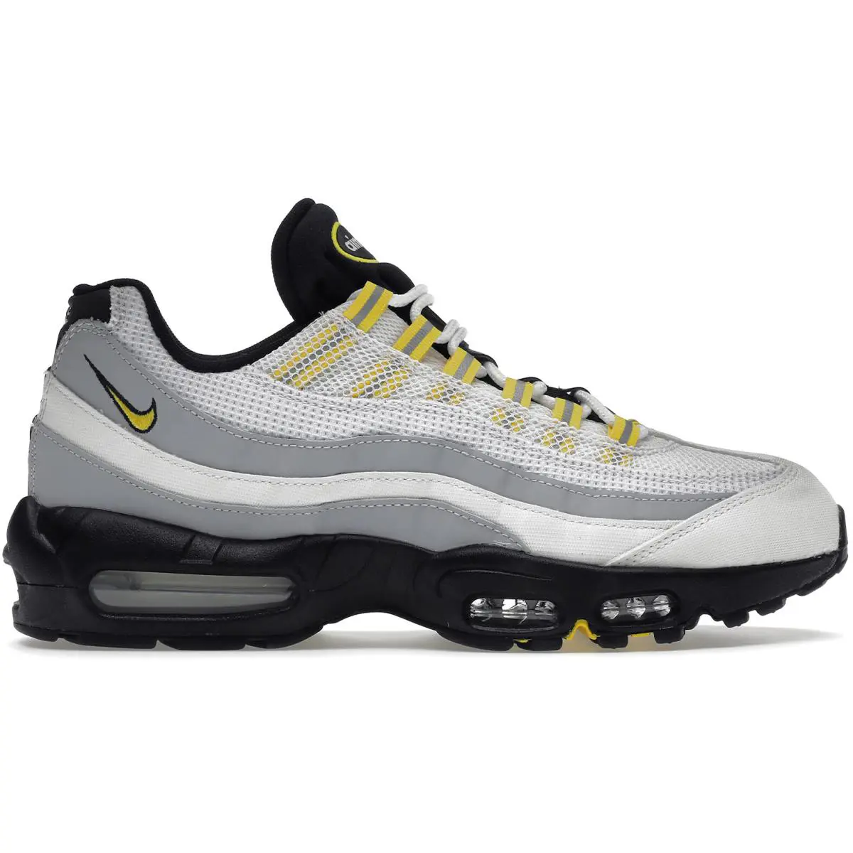 Nike shoes - Nike Air Max 95 - Air Max - DQ3982-100 - Gray, Manufacturer: White/Tour Yellow-Black-Wolf Grey 8