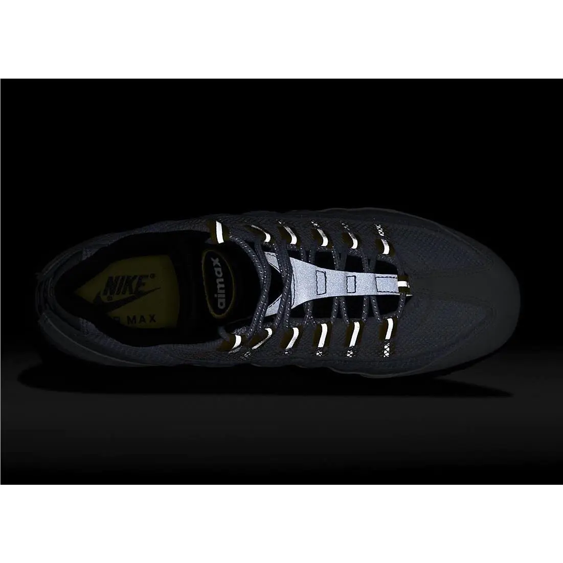 Nike shoes - Nike Air Max 95 - Air Max - DQ3982-100 - Gray, Manufacturer: White/Tour Yellow-Black-Wolf Grey 6