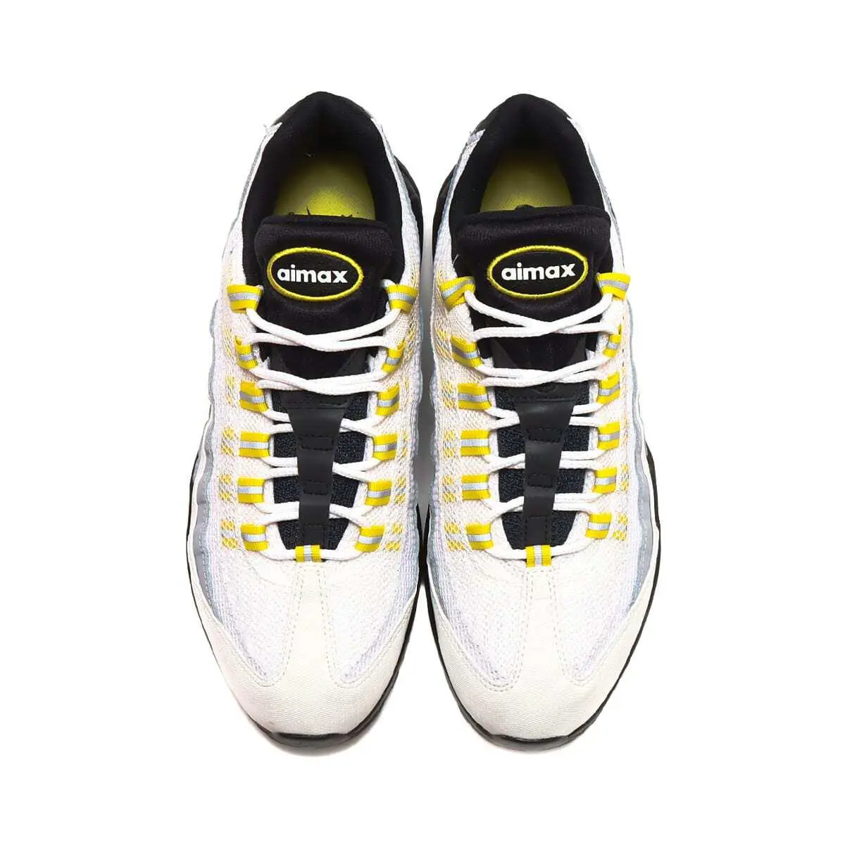 Nike shoes - Nike Air Max 95 - Air Max - DQ3982-100 - Gray, Manufacturer: White/Tour Yellow-Black-Wolf Grey 15