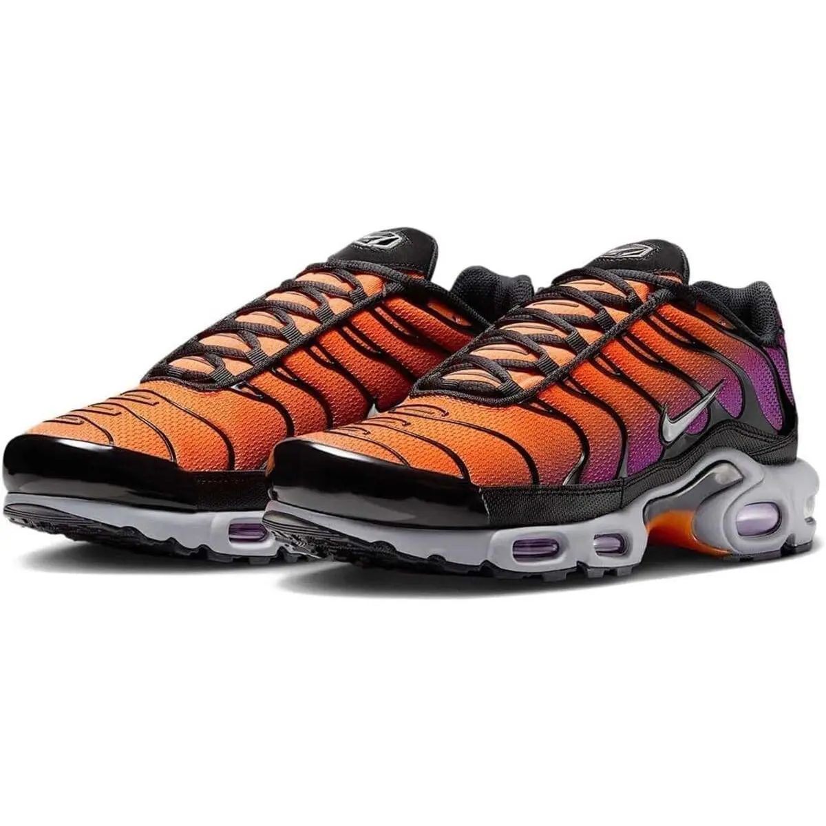 Nike Air Max Plus Desert Sunset Sneakers Retro Tuned Trainers TN Shoes Men Size - Multicolor, Manufacturer: Fuchsia/Orange/Black/Grey