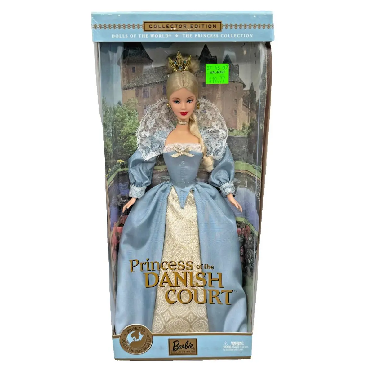 BK Barbie Doll 2002 Dolls OF The World Princess OF The Danish Court 56216