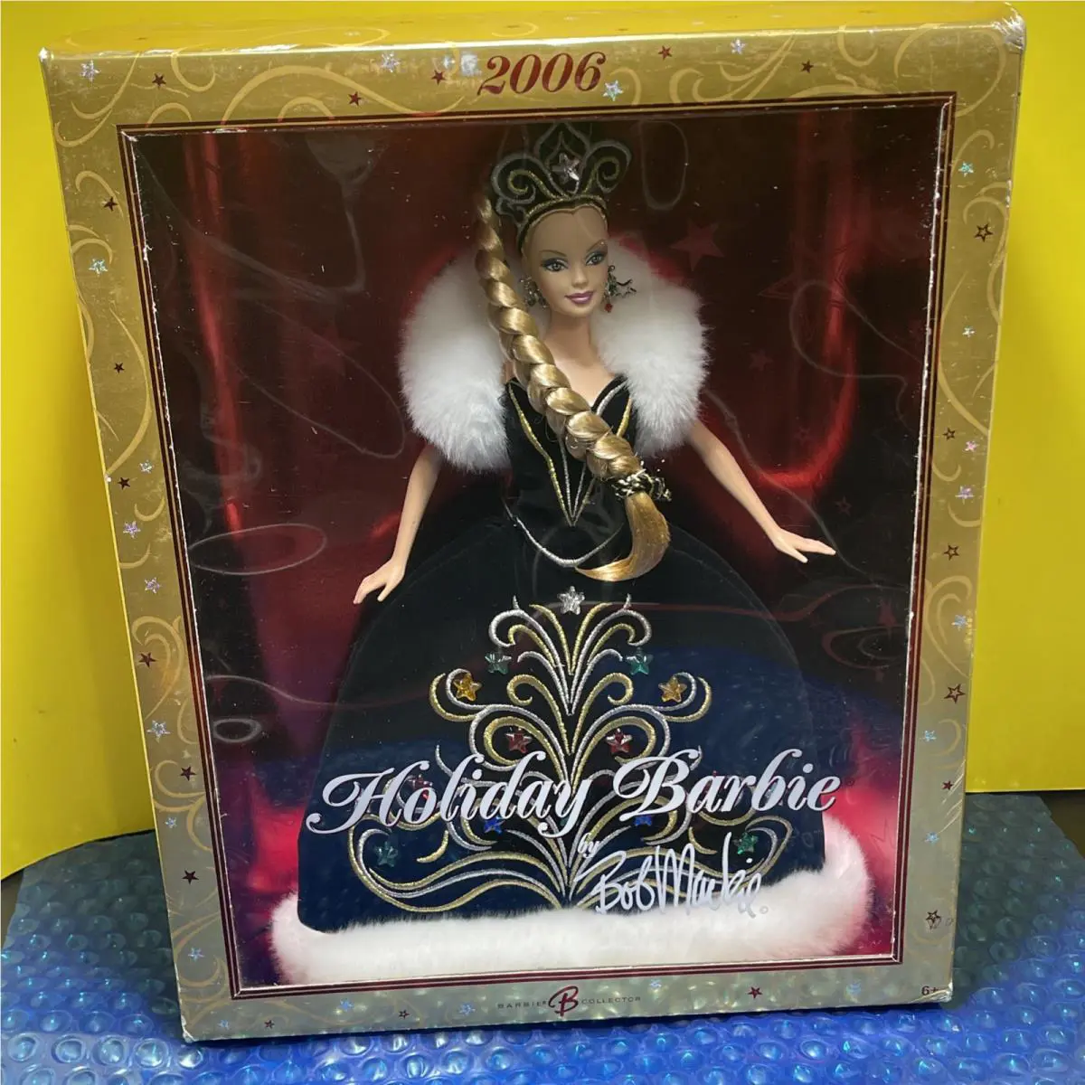 2006 Holiday Barbie Collector Doll Designed by Bob Mackie / Mattel Vintage
