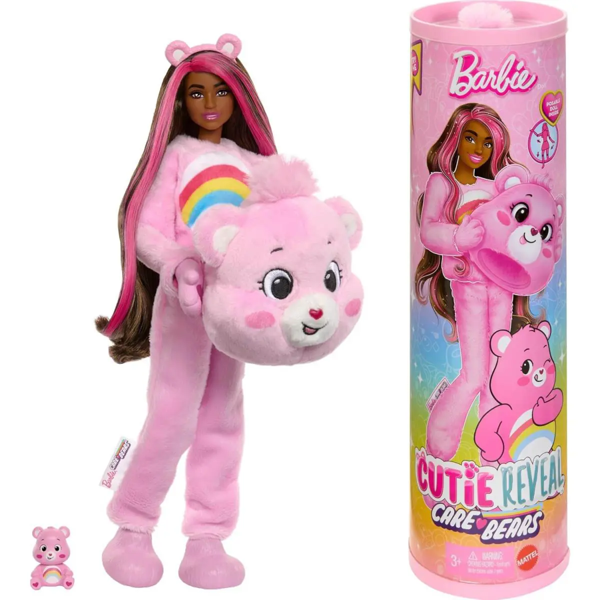 Barbie Cutie Reveal Care Bear Series Cheer Bear Surprise Doll