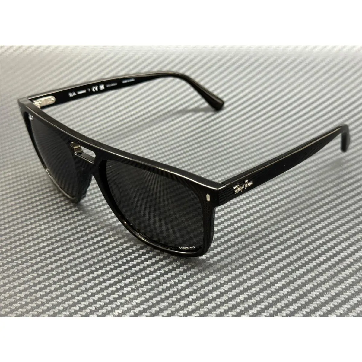 Ray Ban RB2213CH 901 K8 Black Grey Polarized Unisex 58 mm Sunglasses