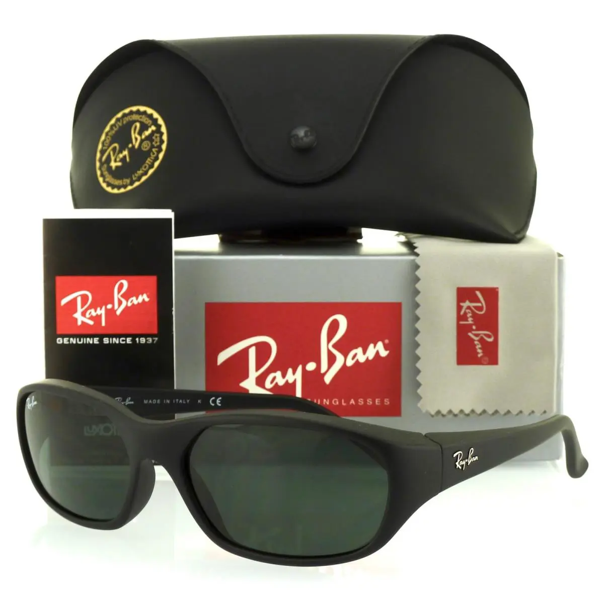 Ray-ban RB2016 Daddy-o Matte Black l Green RB2016 W2578 59mm