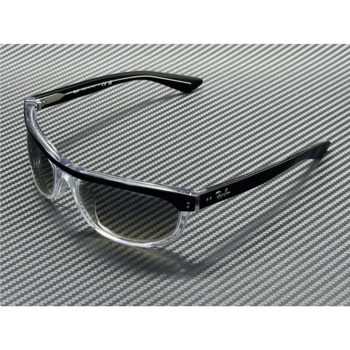 Ray Ban RB2489 129432 Black on Transparent Grey Gradient Unisex 62 mm Sunglasses
