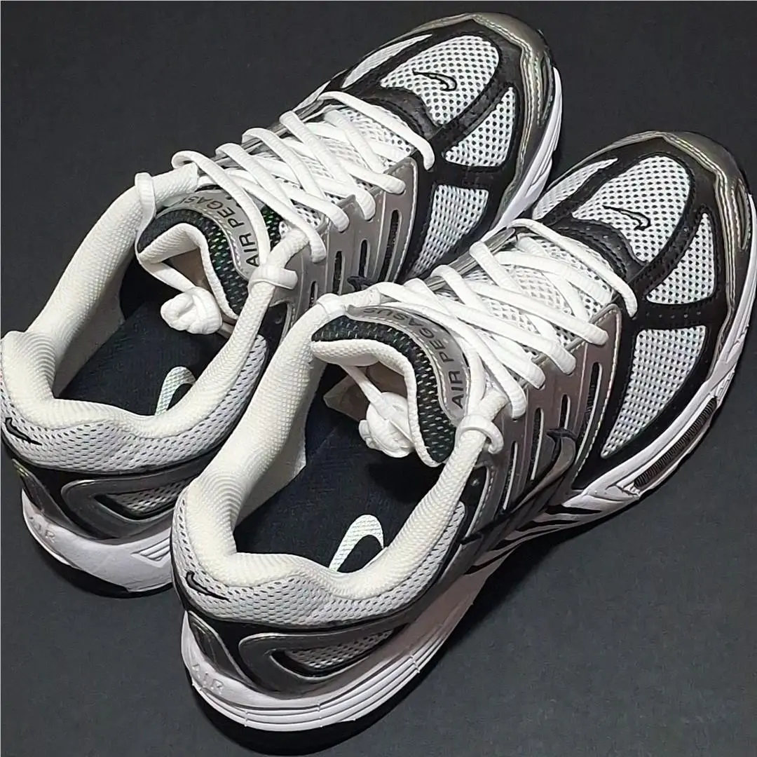 Nike HQ3031-002 Men`s 8 Air Pegasus 2K5 Metallic Silver/black