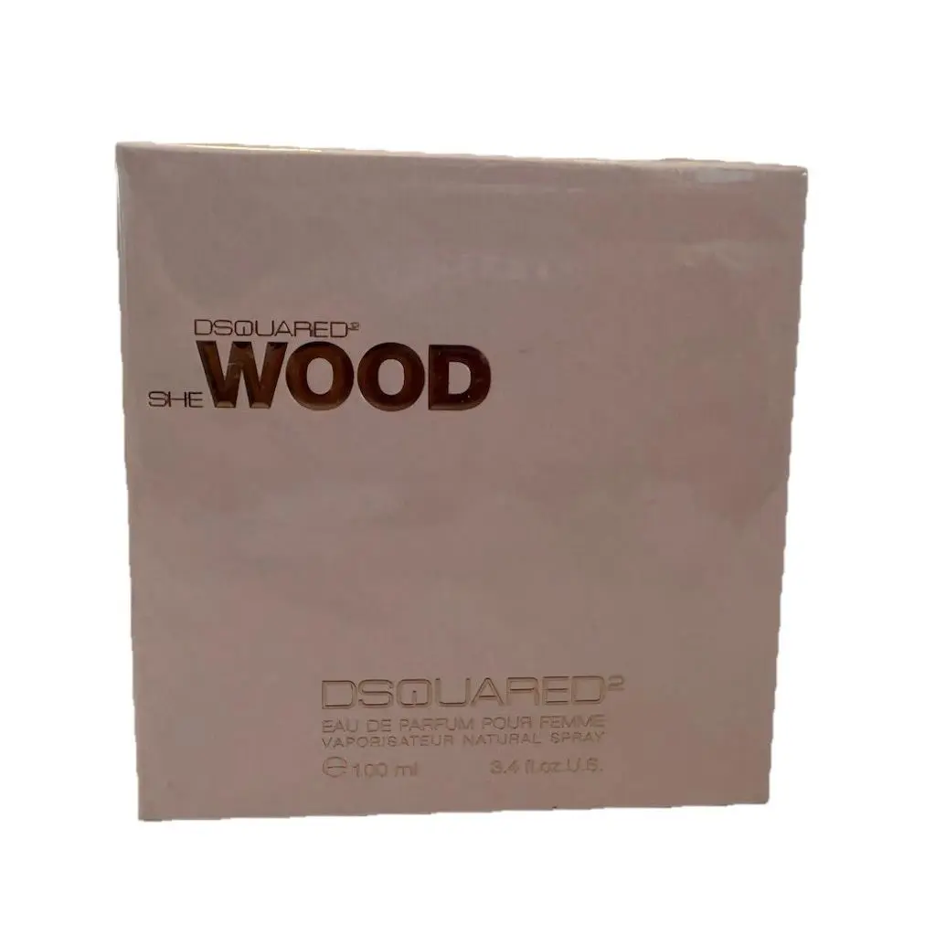 Dsquared She Wood Women`s Eau de Parfum Spray 3.4 Fl oz/100 ML Rare by DSquared2