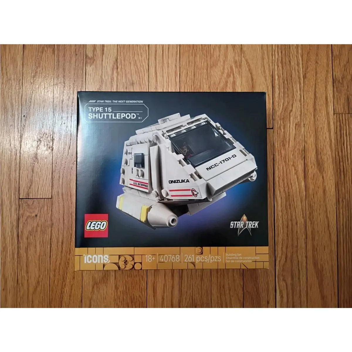 Lego Icons Star Trek 40768 Type-15 Shuttlepod W/ro Laren Minifig