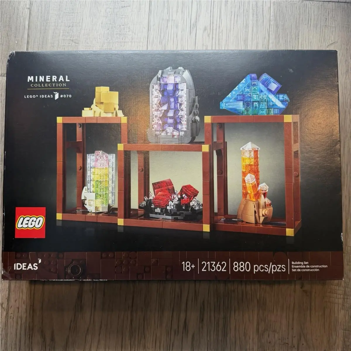 Lego Ideas 070 Mineral Collection 18+ 21362 880 Pcs/pzs Box