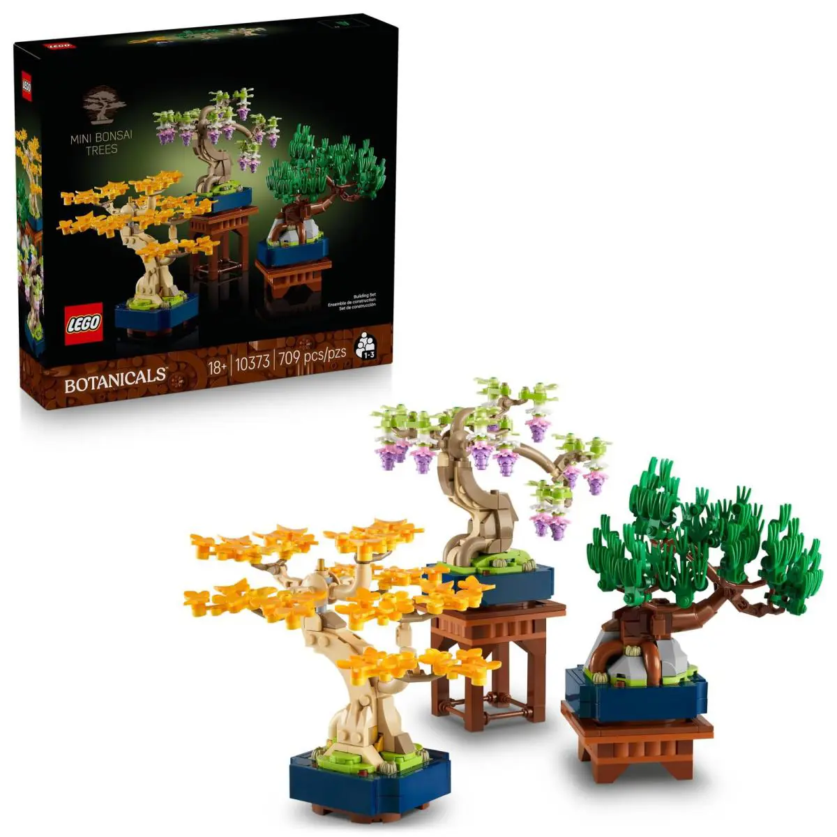 Lego Botanicals Mini Bonsai Trees Building Set - Artificial Multicolor