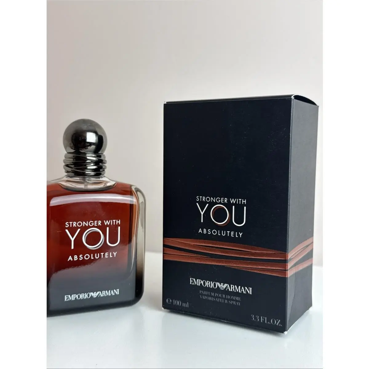 Emporio Armani Stronger with You Absolutely Parfum 3.4fl oz/100ml Unsealed
