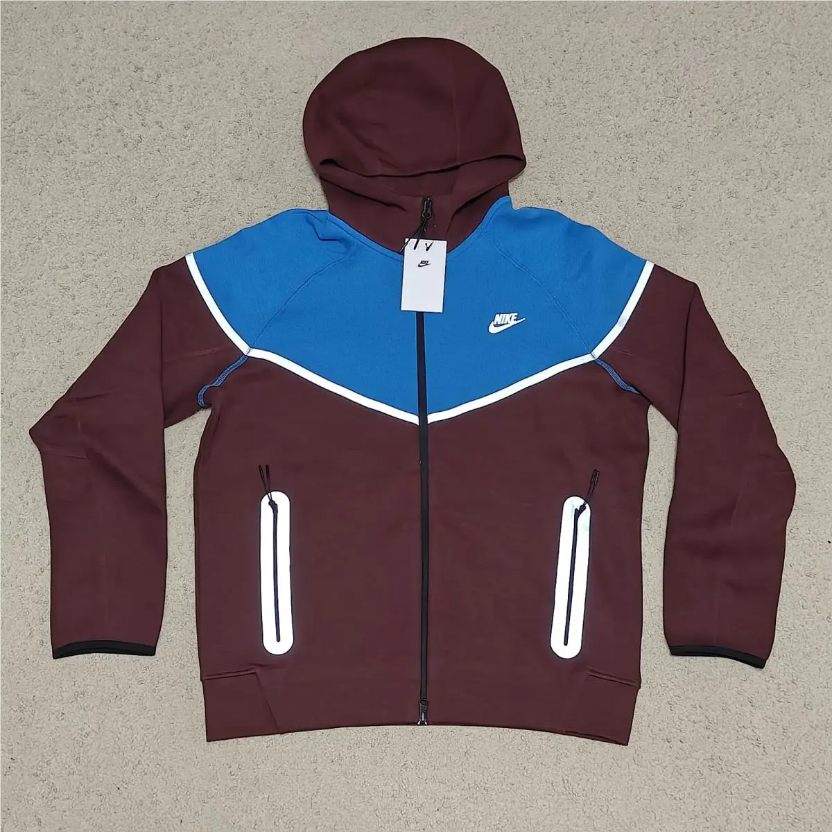 Nike clothing - HQ3746-652 - HQ3746-652 - Burgundy Crush/Light Photo Blue 6