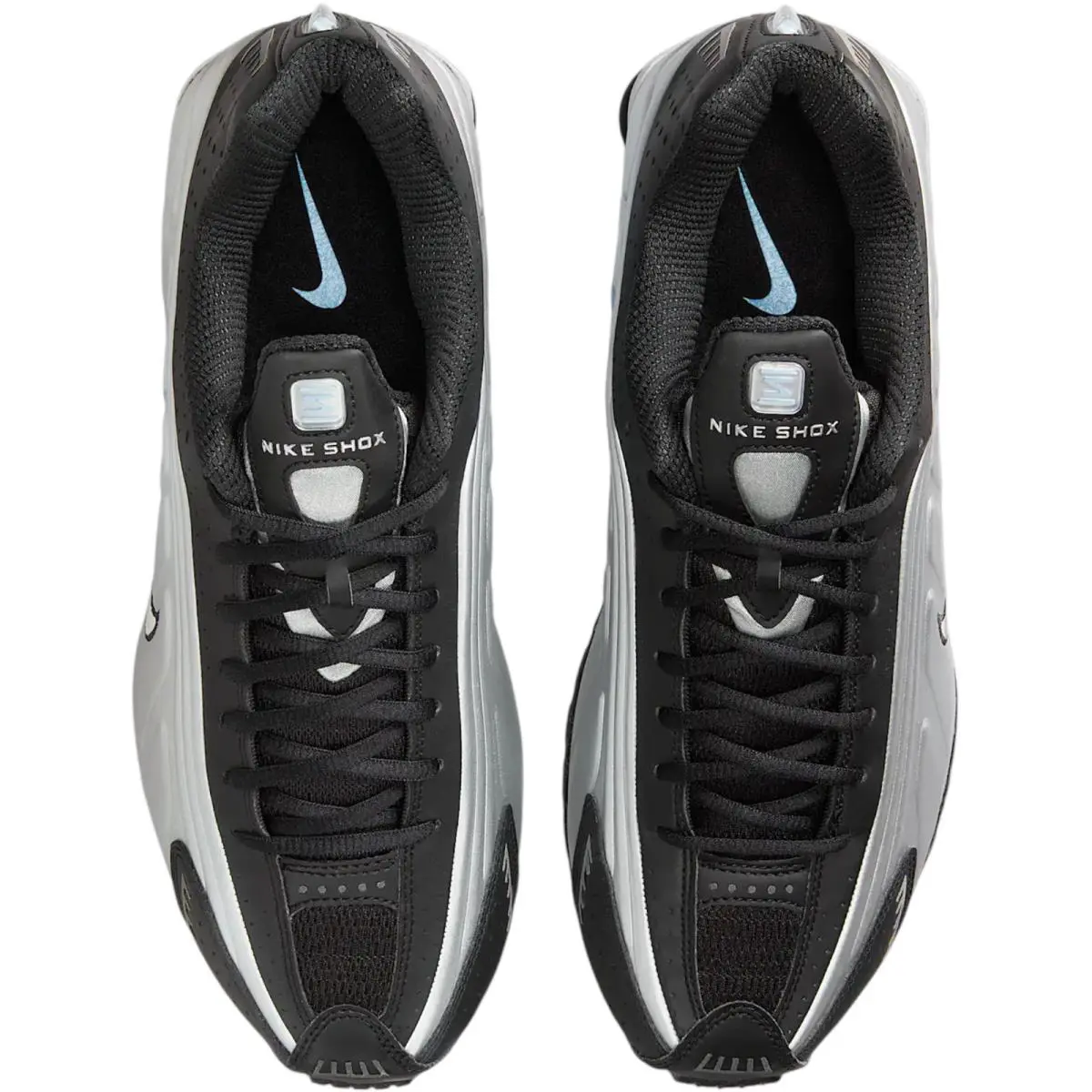 Nike shoes - Nike Shox R4 - Shox - Metallic Silver/Black/Psychic Blue/Metallic Silver 9