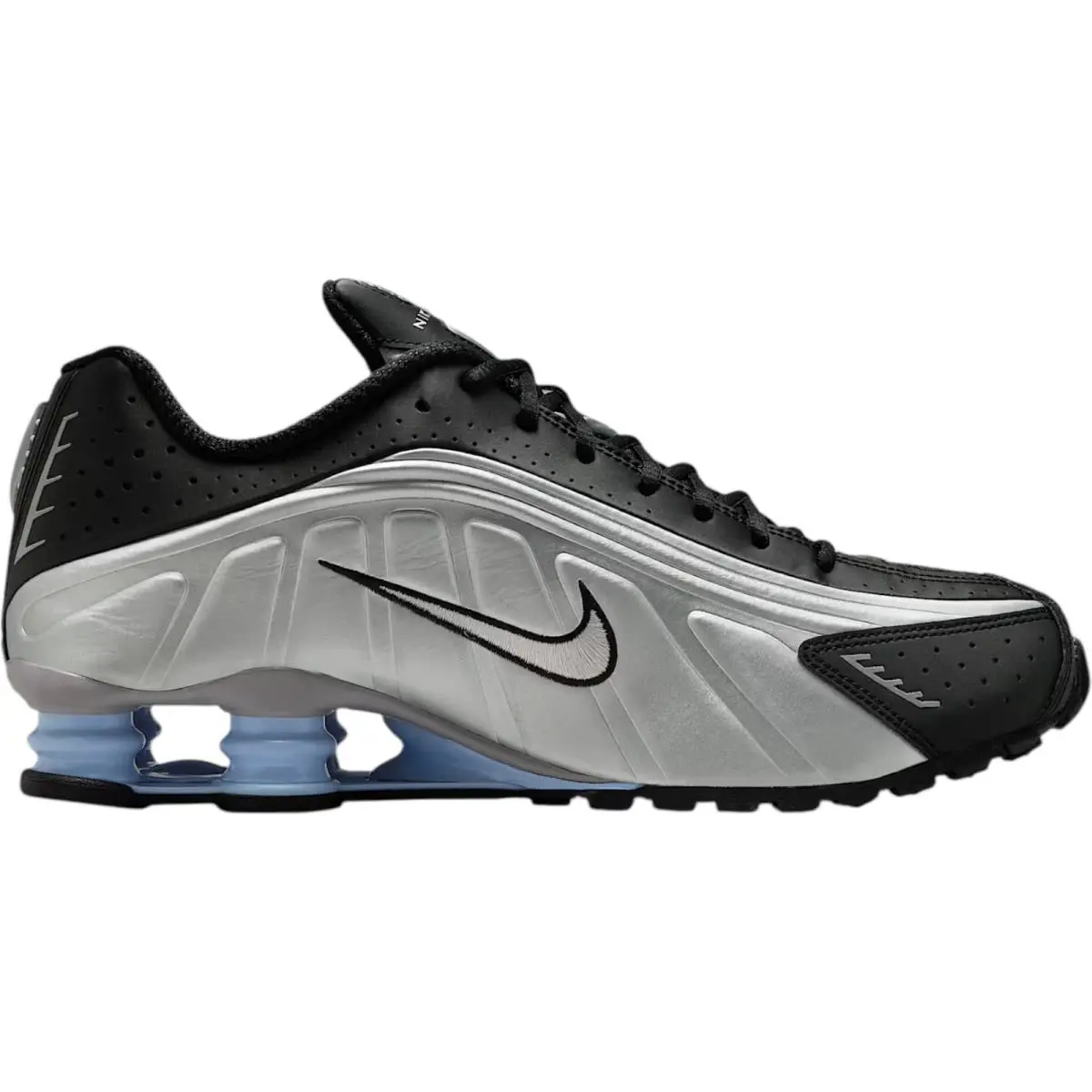 Nike shoes - Nike Shox R4 - Shox - Metallic Silver/Black/Psychic Blue/Metallic Silver 0