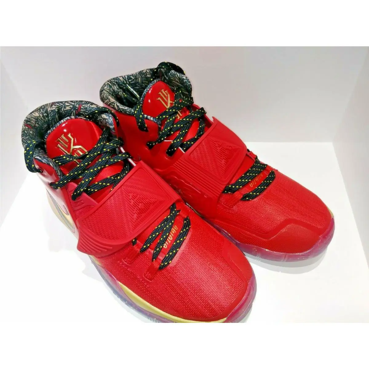 Nike shoes - Nike Kyrie 6 - Kyrie - CD7020 901 - RED/ GOLD, Manufacturer: MULTICOLOR/WHITE-GAME ROYAL 8