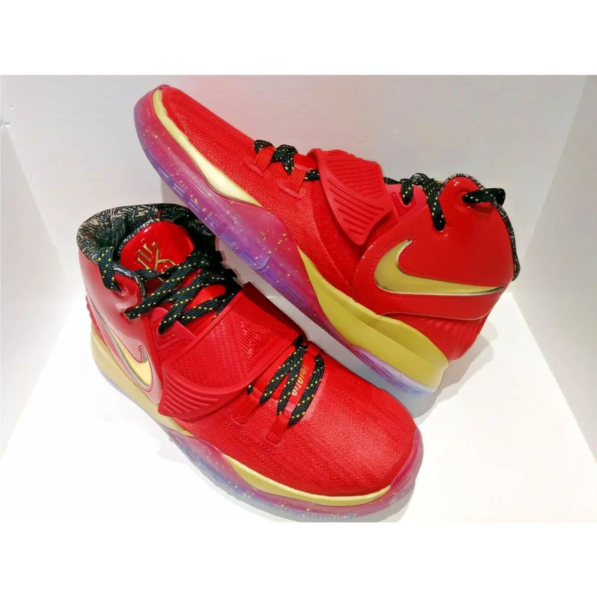 Nike shoes - Nike Kyrie 6 - Kyrie - CD7020 901 - RED/ GOLD, Manufacturer: MULTICOLOR/WHITE-GAME ROYAL 1