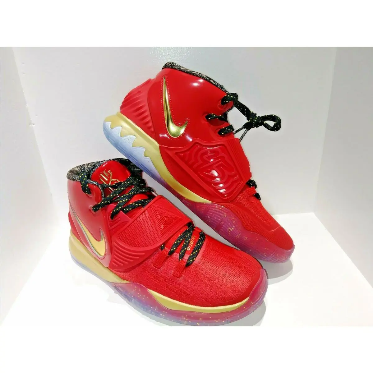 Nike shoes - Nike Kyrie 6 - Kyrie - CD7020 901 - RED/ GOLD, Manufacturer: MULTICOLOR/WHITE-GAME ROYAL 2