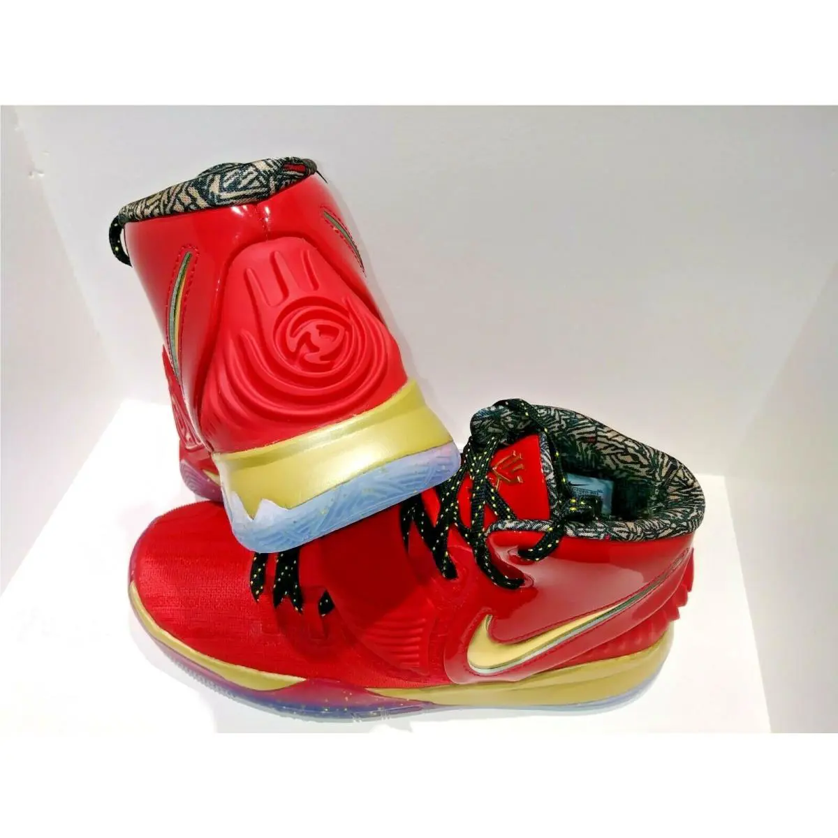 Nike shoes - Nike Kyrie 6 - Kyrie - CD7020 901 - RED/ GOLD, Manufacturer: MULTICOLOR/WHITE-GAME ROYAL 7