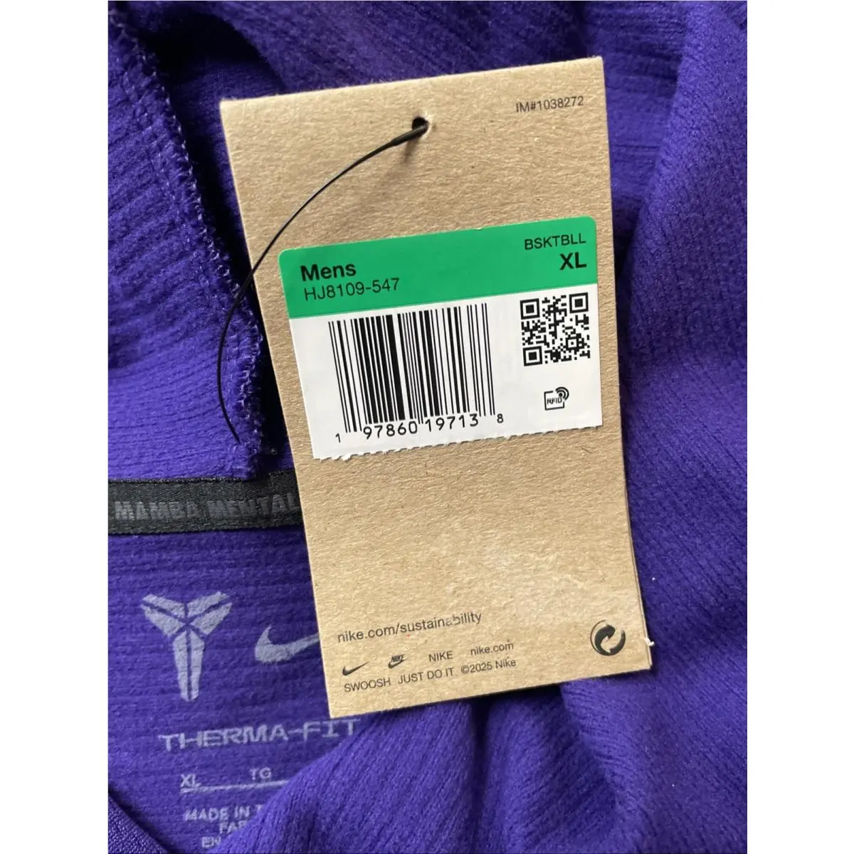 Nike clothing - HJ8109-547 - HJ8109-547 - Purple Gold (UPC: 0197860197138) 2