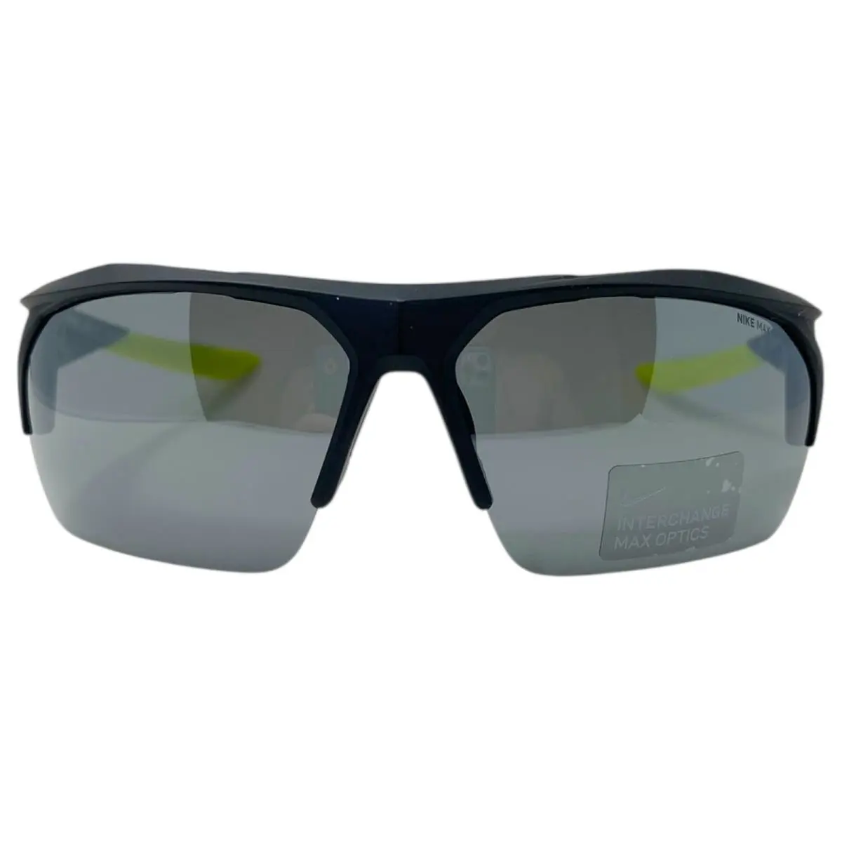Nike - Terminus - EV1030 070 76/15/130 - Matte Black - Sunglasses - Frame: Black, Lens: Gray, Exact Lens: Gray Nike Max Optics w/ Silver Flash Mirror